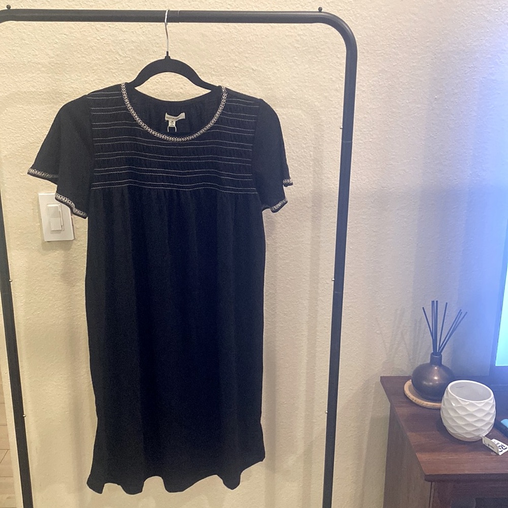 Max Studio Smocked Babydoll Dress